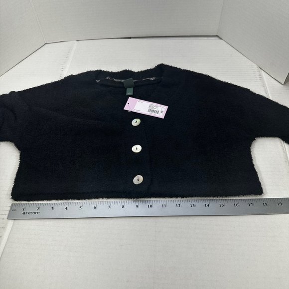 2 Piece Wild Fable Women's XS Black Crop Sweater And Blue Ribbed T-Shirt New - Picture 12 of 16